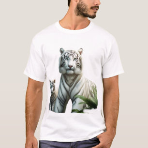 Königlicher weißer Tiger. T-Shirt