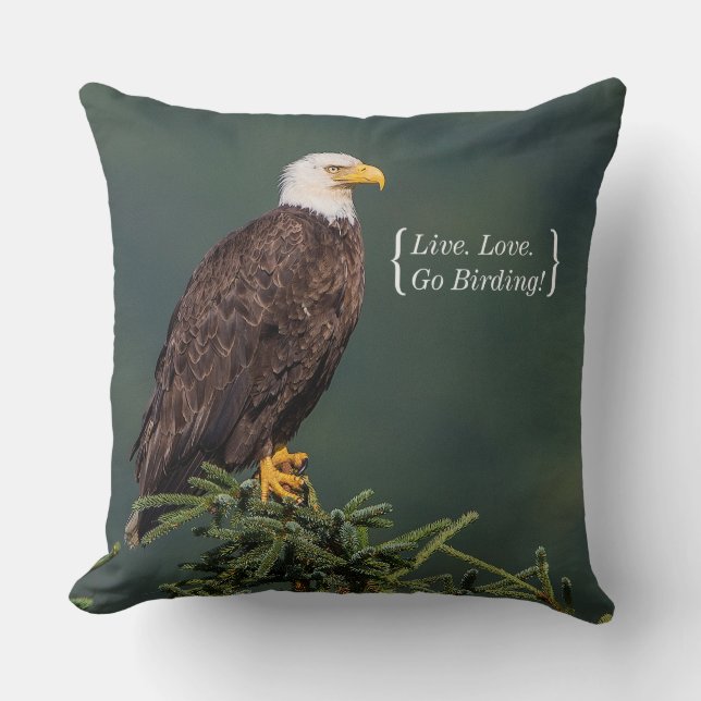 Königlicher Weißkopfseeadler Kissen (Vorderseite)