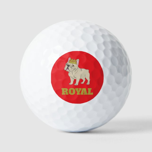 Königlicher Welpe Golfball (Vorderseite)