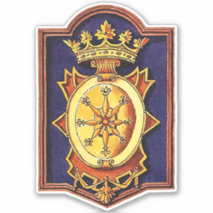 Königliches Abzeichen von Königin Anne von Kleve  Aufkleber