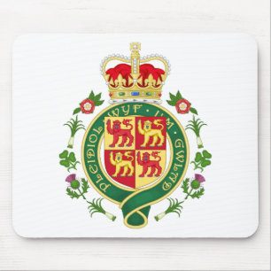 Königliches Abzeichen Wales Mousepad
