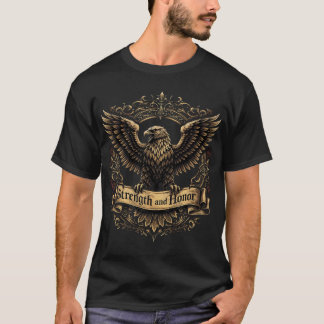 Königliches Adler-Wappen | Stärke und Ehre T-Shirt