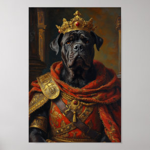 Königliches Cane Corso Portrait Poster