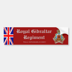 Königliches Gibraltar-Regiment Autoaufkleber