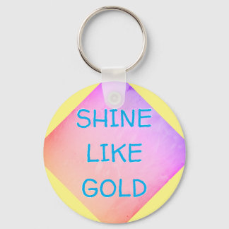Königliches Gold Sonnenschein Schlüsselanhänger