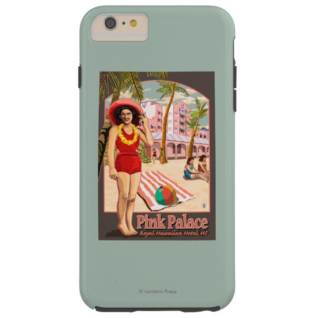 Königliches hawaiisches Hotel in Hawaii Case-Mate iPhone Hülle (Rückseite)