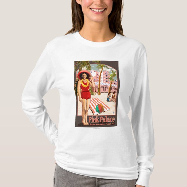 Königliches hawaiisches Hotel in Hawaii T-Shirt (Vorderseite)