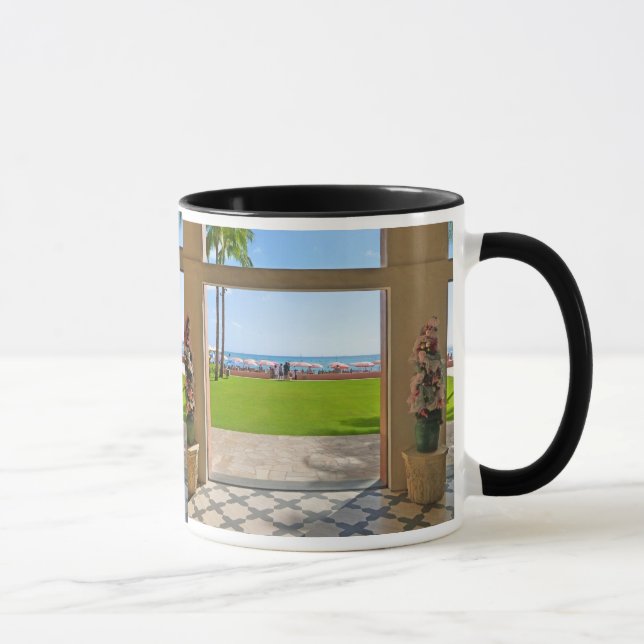 Königliches hawaiisches Hotel-Weihnachten Tasse (Rechts)