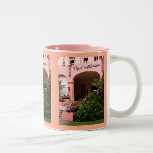 Königliches hawaiisches Hotel Zweifarbige Tasse (Rechts)