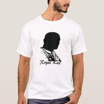 Königliches Keil Weiß T-Shirt