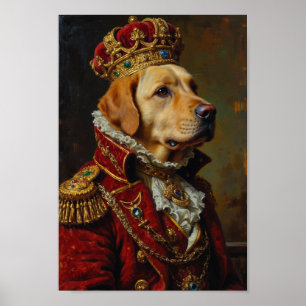 Königliches Labrador Retriever-Porträt Poster