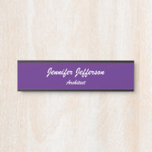 Königliches Lila professionelle einfache Handschri