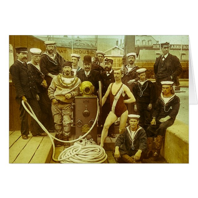 Königliches Marinemagische Laternen-Dia der (Vorderseite (Horizontal))