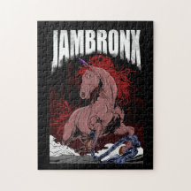 Königliches Pferdepuzzle