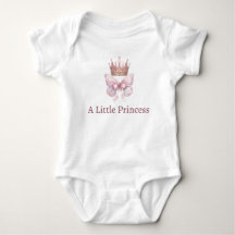 Königliches rosa Prinzessinnen-Kronen-Babysuit