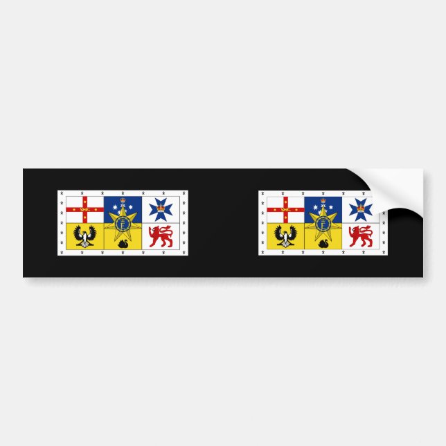Königliches Standardaustralien, Australien Autoaufkleber (Vorne)