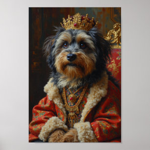 Königliches Tibet Terrier Porträt Poster