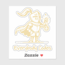 Königreich Algorithmia Custom-Cut Vinyl Sticker