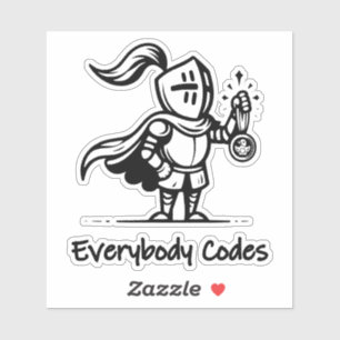 Königreich Algorithmia Custom-Cut Vinyl Sticker