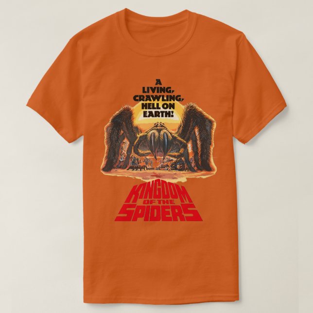 Königreich der Spinnen  T-Shirt (Design vorne)