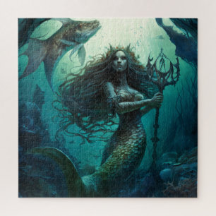 Königreich des Meerjungfraupuzzles