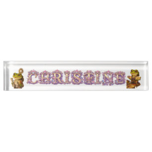 Königreich Designer Schreibtischschild
