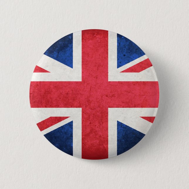 Königreich-Flagge Button (Vorderseite)