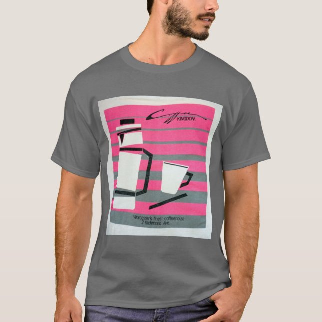 Königreich Kaffee Defunktionierte Worcester MA Rep T-Shirt (Vorderseite)