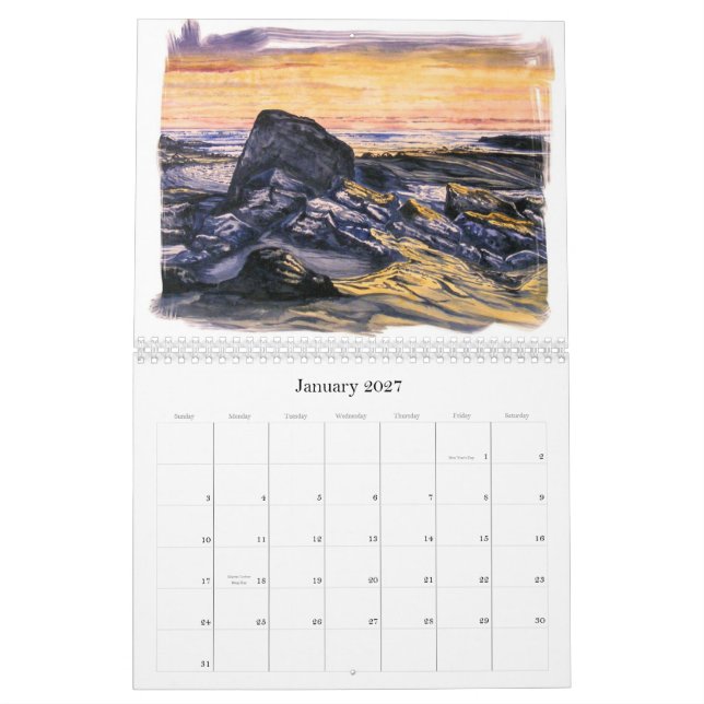 Königreich-Landschaften Kalender (Jan 2027)