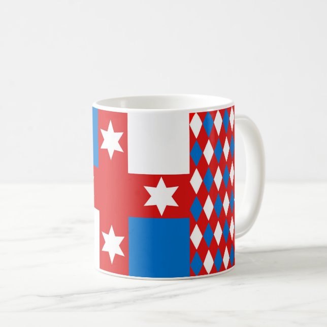 Königreich Lochac populace Abzeichen Kaffee Tasse (VorderseiteRechts)