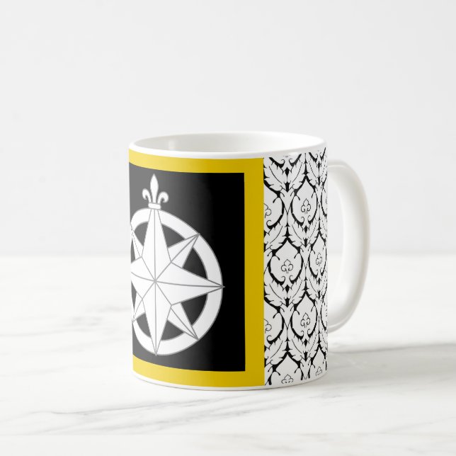 Königreich Northschild Populace Abzeichen Kaffee T Kaffeetasse (VorderseiteRechts)