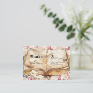 Königreich Prinzessin Bücher für Baby Baby Shower Begleitkarte