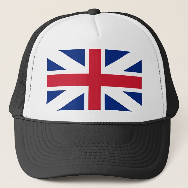 Königreich von Großbritannien-Flagge (1606-1801) Truckerkappe (Vorderseite)