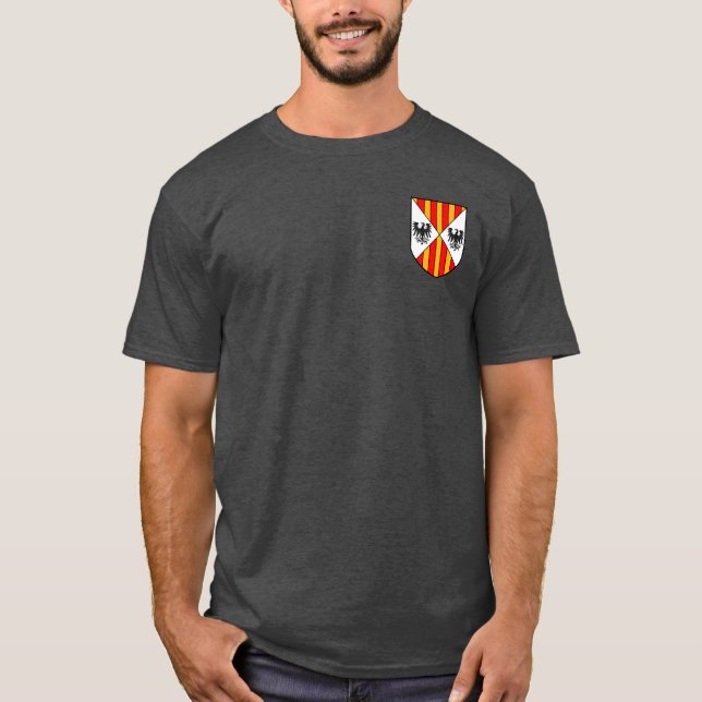 Königreich von Sizilien-Wappen Shirt (Vorderseite)