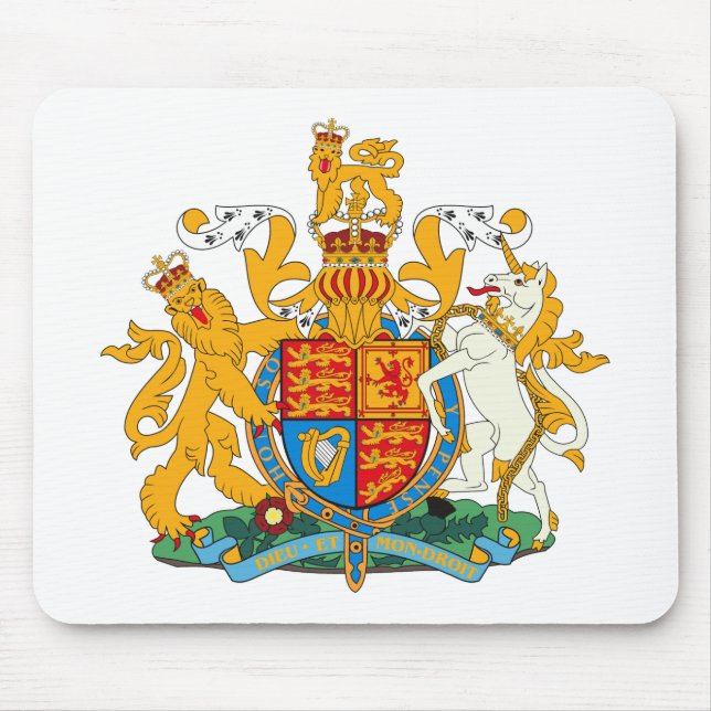 Königreich-Wappen Mousepad (Vorne)