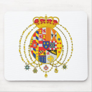 Königreich zwei Sicilies des Wappens Mousepad