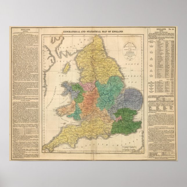 Königreiche der angelsächsischen Länder Poster (Vorne)