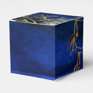 Königsblau und Gold Geschenkschachtel