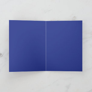 Königsblaue Weihnachtseleganz Feiertagskarte