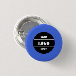 Königsblauer anpassbarer Vollrund-Button-Pin Button