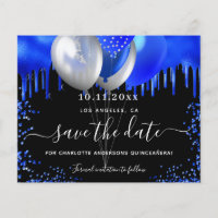 Königsblauer Haushalt Save the Date
