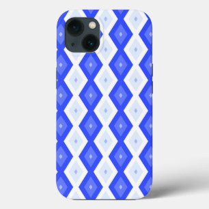 Königsblaues Diamantmuster Case-Mate iPhone-Hülle iPhone Hülle