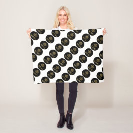 Königsemblem Fleecedecke