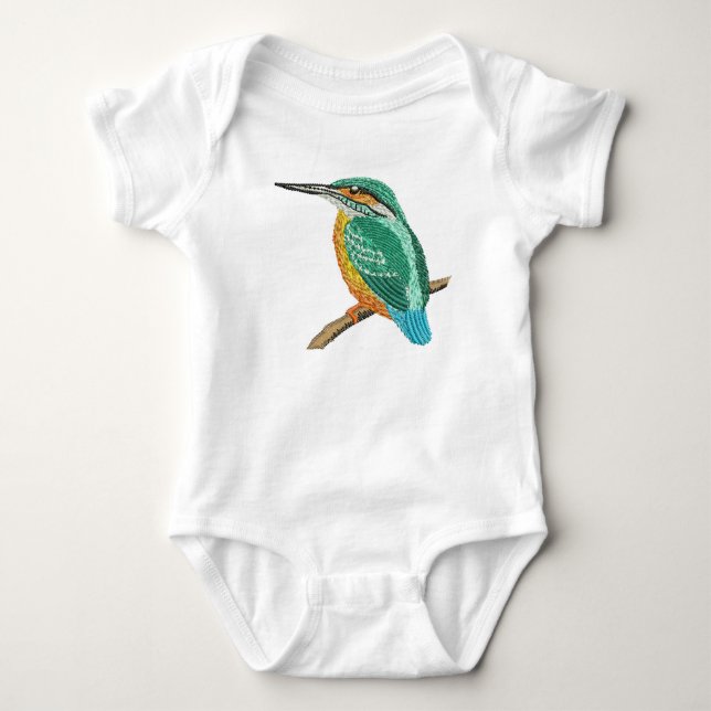 Königsfischer Baby Strampler (Vorderseite)