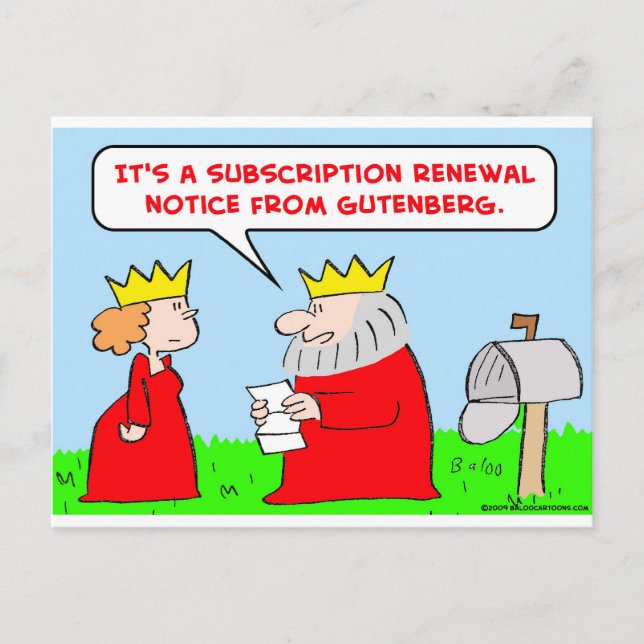 Königsgutenbergbibel Postkarte (Vorderseite)