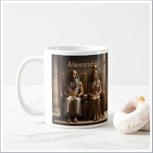 Königsherrschaft des alten Ägypten König & Königin Kaffeetasse