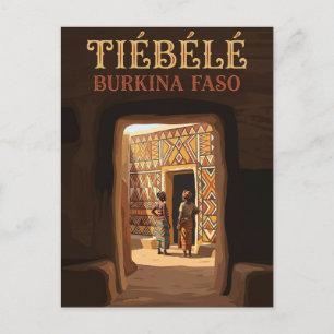 Königshof Tiébélé Burkina Faso Postkarte