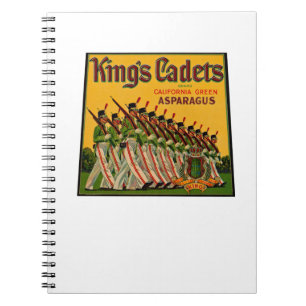 Königskadett-Spargel Notizblock