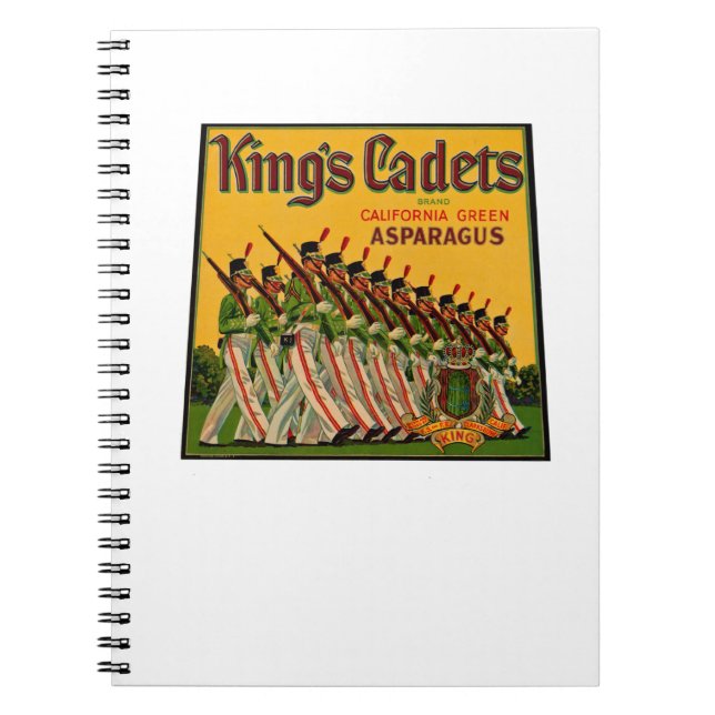 Königskadett-Spargel Notizblock (Vorderseite)