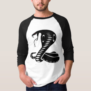 Königskobra Schwarzes Design T-Shirt